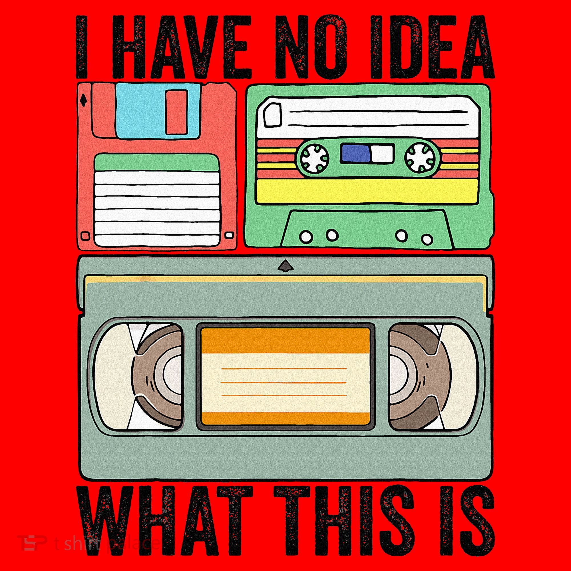 I Have No Idea What This Is 80s 90s Cassette Santa Hat
