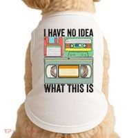 I Have No Idea What This Is 80s 90s Cassette Doggie Tank thumb 0