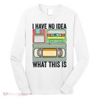 I Have No Idea What This Is 80s 90s Cassette Long Sleeve Shirt thumb 0