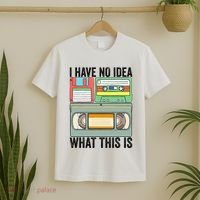 I Have No Idea What This Is 80s 90s Cassette T-Shirt thumb 2
