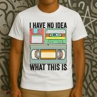 I Have No Idea What This Is 80s 90s Cassette T-Shirt thumb 3