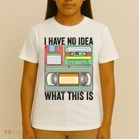 I Have No Idea What This Is 80s 90s Cassette T-Shirt thumb 4