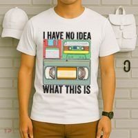 I Have No Idea What This Is 80s 90s Cassette T-Shirt thumb 6