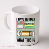 I Have No Idea What This Is 80s 90s Cassette Coffee Mug thumb 0