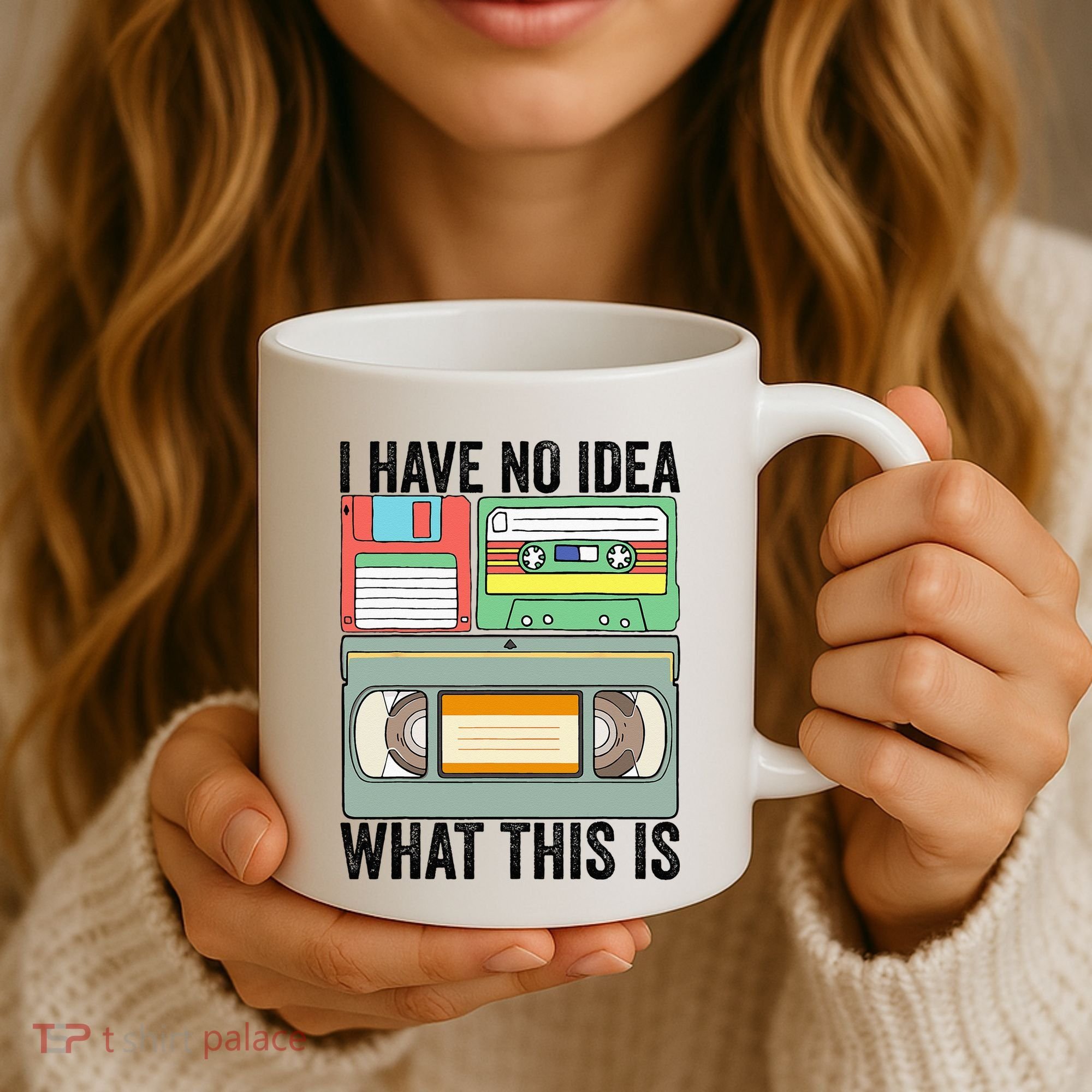 I Have No Idea What This Is 80s 90s Cassette Coffee Mug