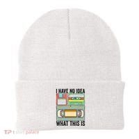 I Have No Idea What This Is 80s 90s Cassette Beanie thumb 0