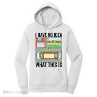 I Have No Idea What This Is 80s 90s Cassette Women's Hoodie thumb 0