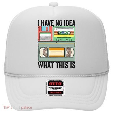 I Have No Idea What This Is 80s 90s Cassette Hat