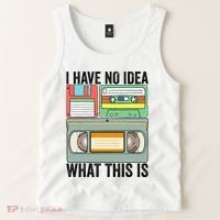 I Have No Idea What This Is 80s 90s Cassette Tank Top thumb 2