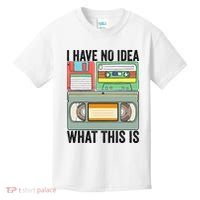 I Have No Idea What This Is 80s 90s Cassette Kids T-Shirt thumb 0