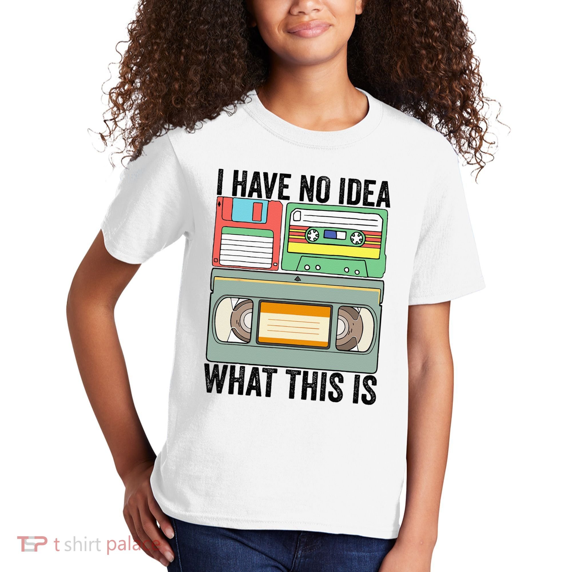 I Have No Idea What This Is 80s 90s Cassette Kids T-Shirt