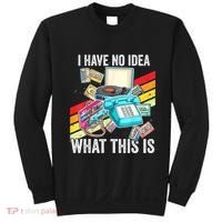 I Have No Idea What This Is 70s 80s 90s Theme Outfit Sweatshirt thumb 0