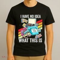 I Have No Idea What This Is 70s 80s 90s Theme Outfit T-Shirt thumb 3