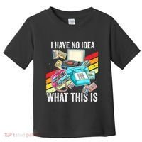 I Have No Idea What This Is 70s 80s 90s Theme Outfit Toddler T-Shirt thumb 0