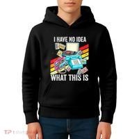 I Have No Idea What This Is 70s 80s 90s Theme Outfit Kids Hoodie thumb 4