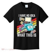 I Have No Idea What This Is 70s 80s 90s Theme Outfit Kids T-Shirt thumb 0