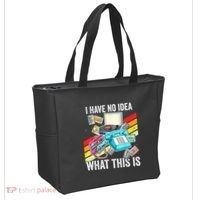 I Have No Idea What This Is 70s 80s 90s Theme Outfit Tote Bag thumb 2