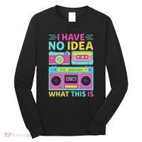 I Have No Idea What This Is Outfit 80s 90s Long Sleeve Shirt thumb 0