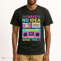 I Have No Idea What This Is Outfit 80s 90s Tall T-Shirt thumb 2