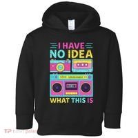 I Have No Idea What This Is Outfit 80s 90s Toddler Hoodie thumb 0