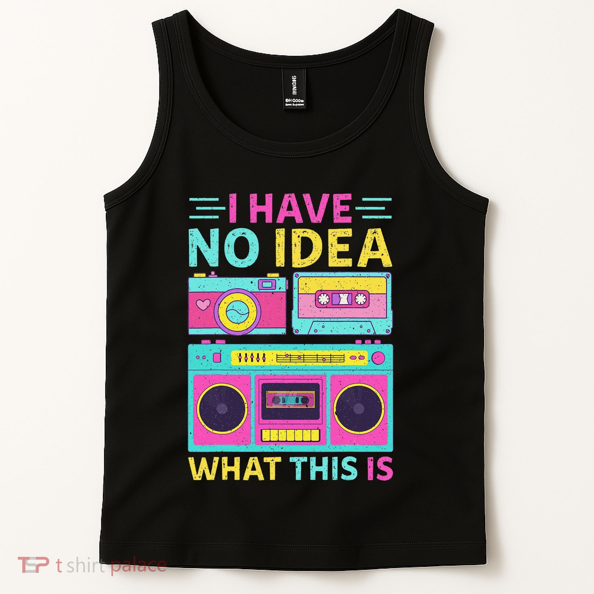 I Have No Idea What This Is Outfit 80s 90s Tank Top