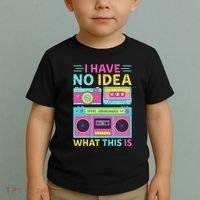 I Have No Idea What This Is Outfit 80s 90s Toddler T-Shirt thumb 2