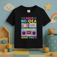 I Have No Idea What This Is Outfit 80s 90s Toddler T-Shirt thumb 3
