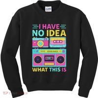 I Have No Idea What This Is Outfit 80s 90s Kids Sweatshirt thumb 0