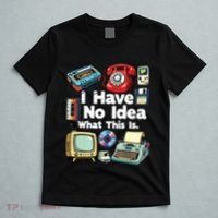 I Have No Idea What This Is 80s Bro 1980s Fashion 80 Party T-Shirt thumb 5