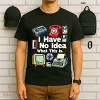 I Have No Idea What This Is 80s Bro 1980s Fashion 80 Party T-Shirt thumb 6