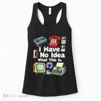 I Have No Idea What This Is 80s Bro 1980s Fashion 80 Party Women's Tank Top thumb 0