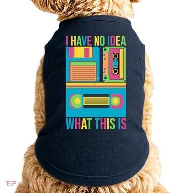 I Have No Idea What This Is Cassette Classic Music Doggie Tank