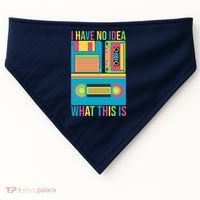 I Have No Idea What This Is Cassette Classic Music USA-Made Doggie Bandana thumb 0