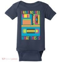 I Have No Idea What This Is Cassette Classic Music Baby Bodysuit thumb 0