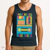I Have No Idea What This Is Cassette Classic Music Tank Top thumb 3