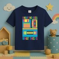 I Have No Idea What This Is Cassette Classic Music Toddler T-Shirt thumb 3