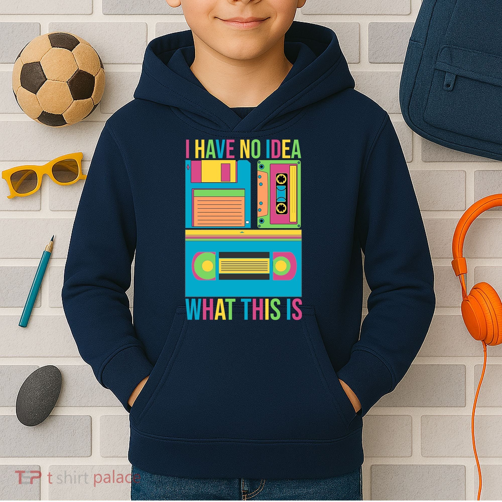 I Have No Idea What This Is Cassette Classic Music Kids Hoodie