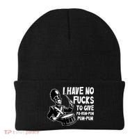 I Have No Fucks To Give Pa Rum Pum Pum Pum Beanie thumb 0