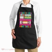 I Have No Idea What This Is 70s 80s 90s Outfit Men Women Apron thumb 2