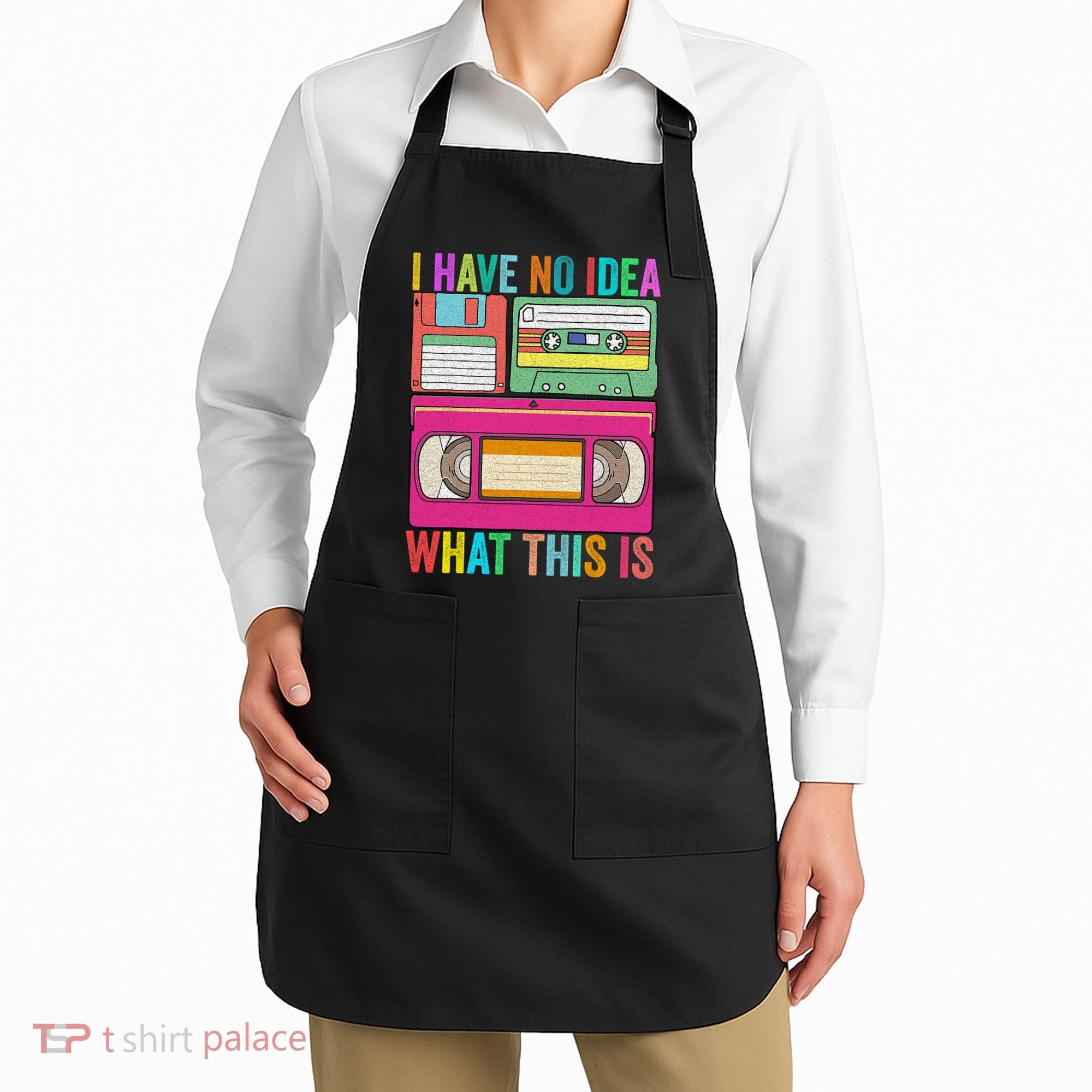I Have No Idea What This Is 70s 80s 90s Outfit Men Women Apron