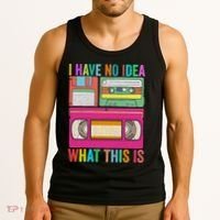 I Have No Idea What This Is 70s 80s 90s Outfit Men Women Tank Top thumb 3