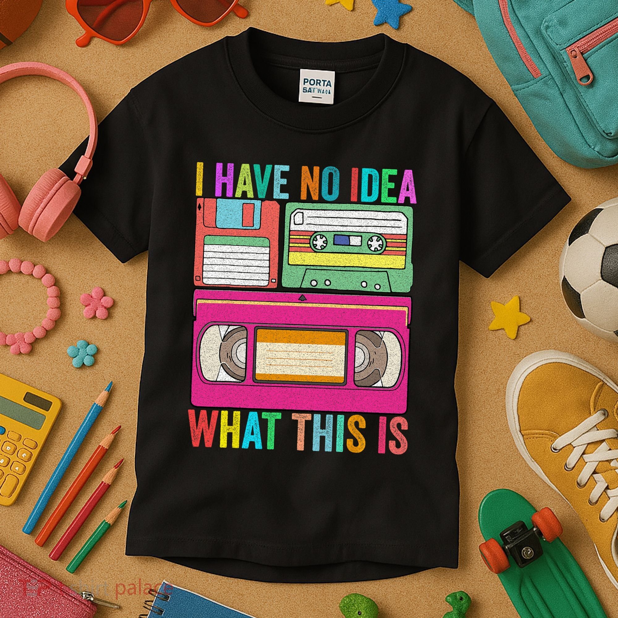 I Have No Idea What This Is 70s 80s 90s Outfit Men Women Kids T-Shirt
