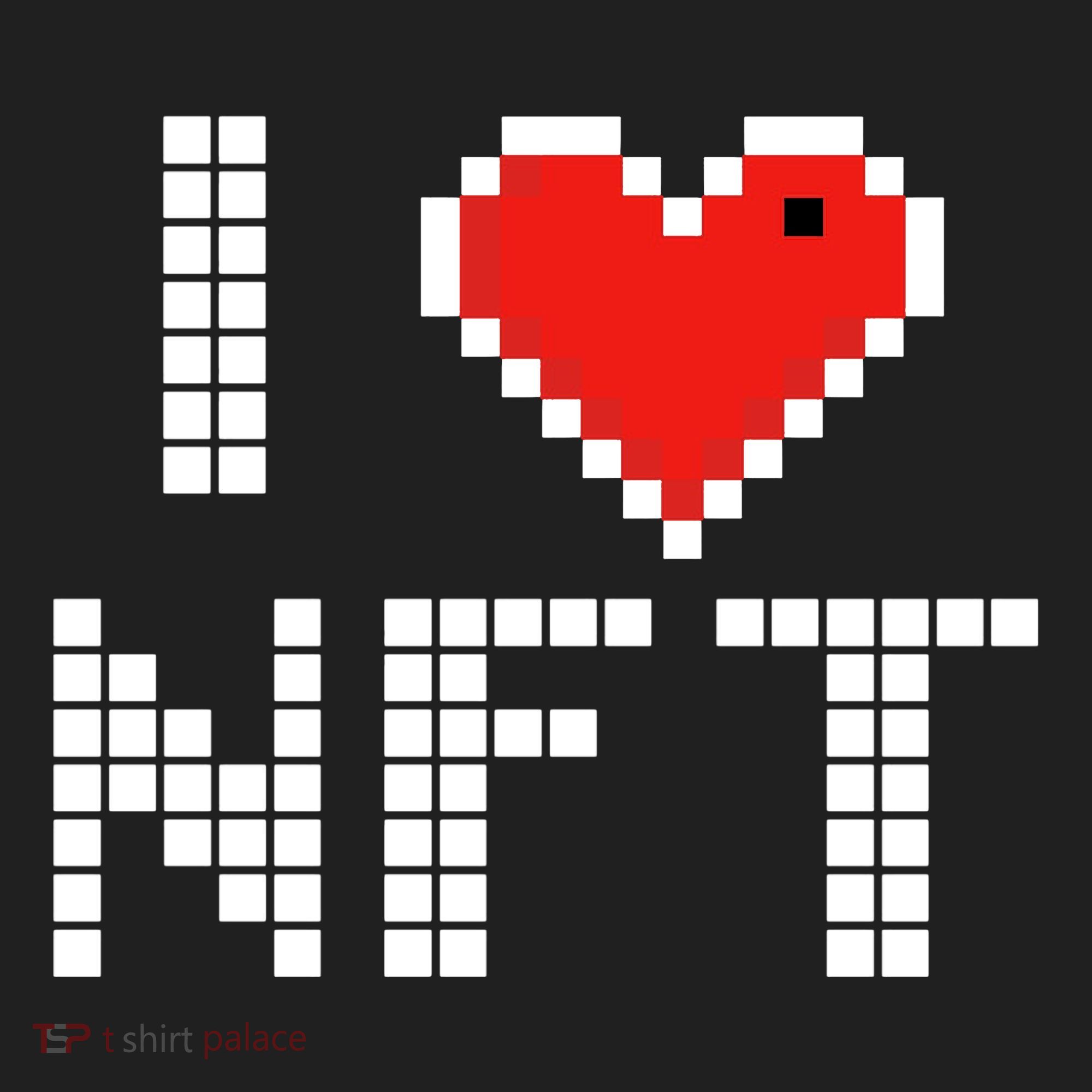 I Heart NFT Pixel Women's Sweatshirt