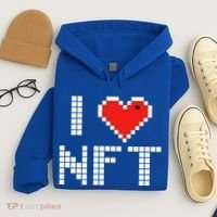 I Heart NFT Pixel Hoodie thumb 4
