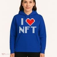 I Heart NFT Pixel Hoodie thumb 5