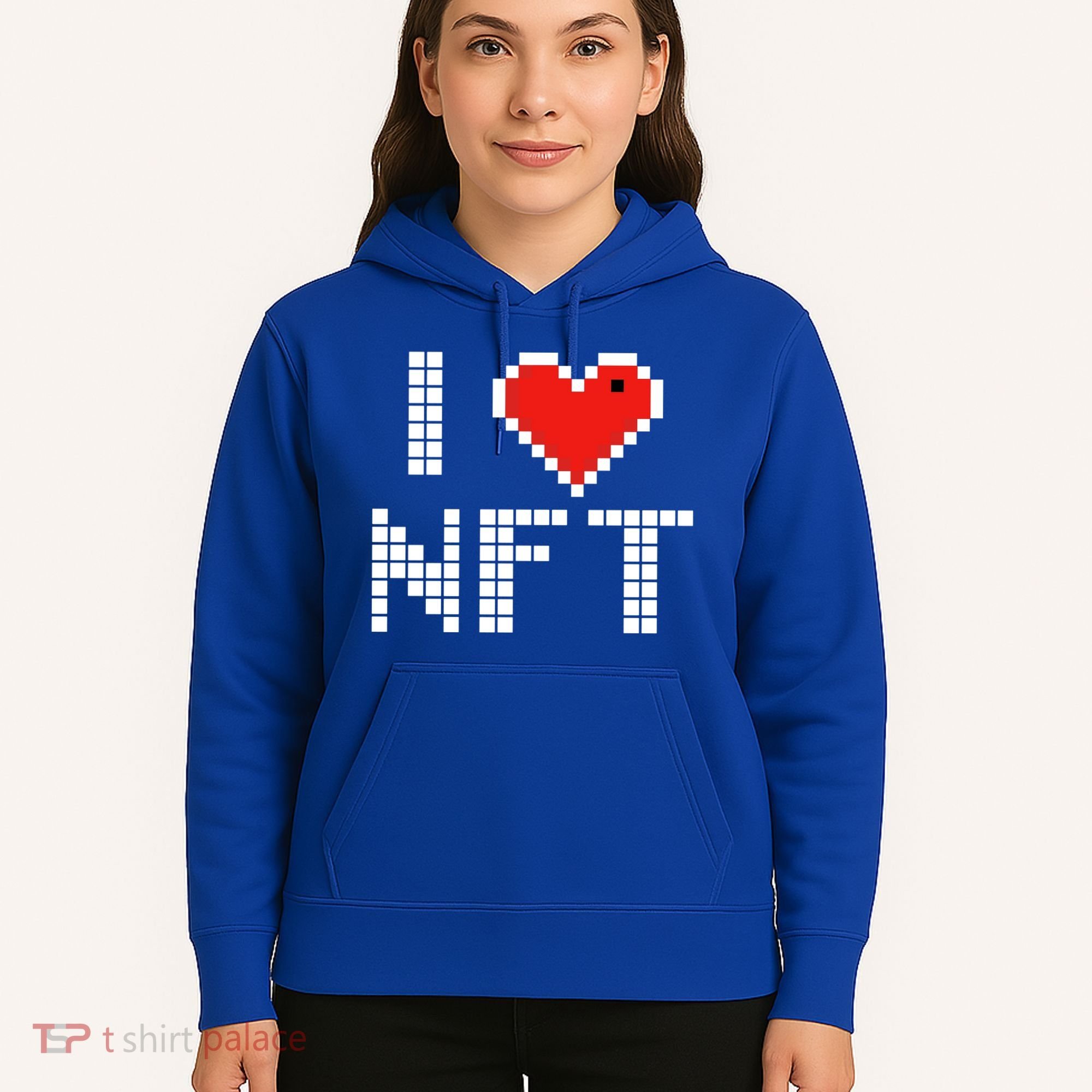 I Heart NFT Pixel Hoodie