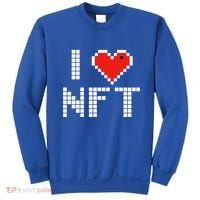 I Heart NFT Pixel Sweatshirt thumb 0