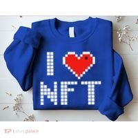I Heart NFT Pixel Sweatshirt thumb 2