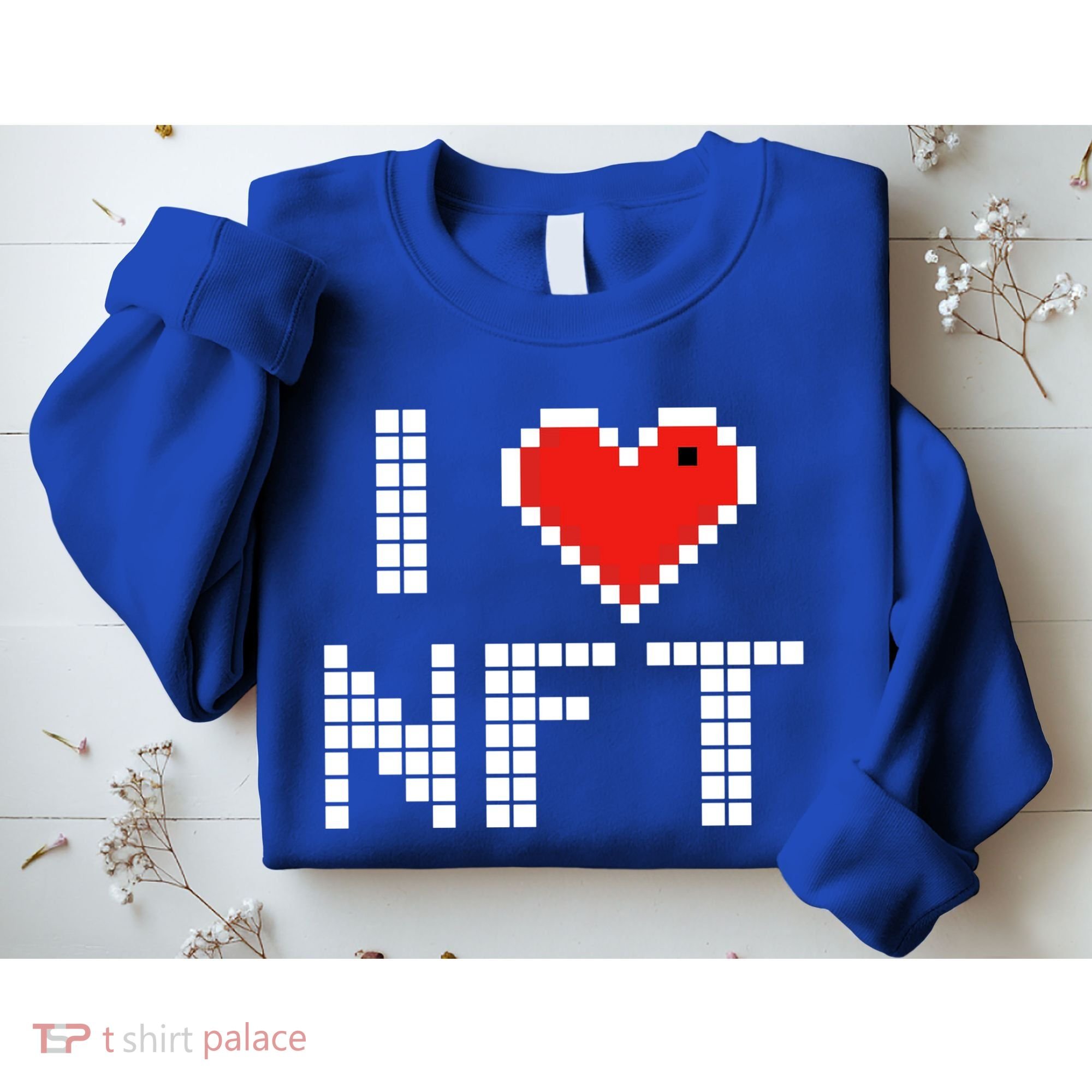 I Heart NFT Pixel Sweatshirt