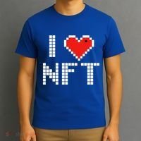 I Heart NFT Pixel T-Shirt thumb 3